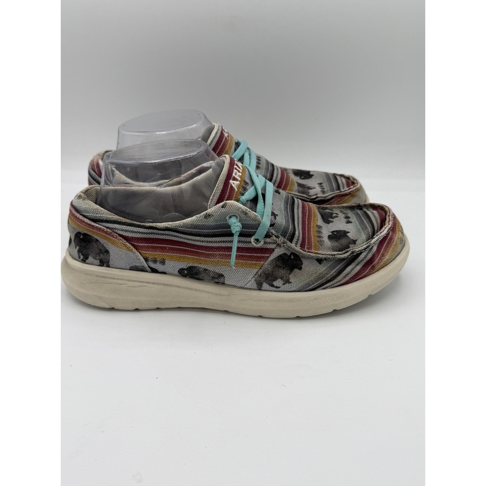 Ariat Hilo Women's Multicolor Buffalo Print Slip On Casual Shoes Size 9.5 - Picture 4 of 6